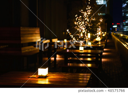 [東京]晚上的露台座位 48575766
