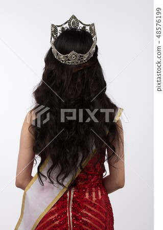 Miss Pageant Contest Evening Ball Gown dress Crown 48576199