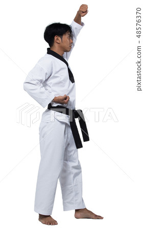 Master Black Belt TaeKwonDo handsome man Master Black Belt TaeKwonDo handsome man 48576370