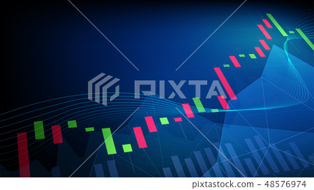 Stock market candle stick chart background 48576974