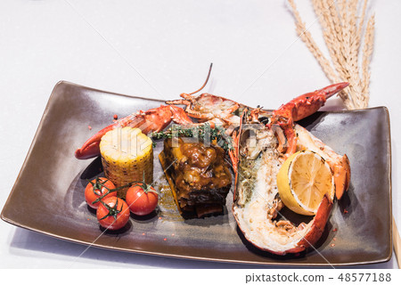 Surf and Turf lobster and beef Surf and Turf lobster and beef 48577188