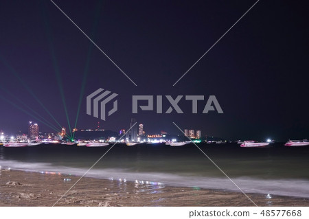 Night view around Pattaya port taken from Thailand Pattaya · Beach Night view around Pattaya port taken from Thailand Pattaya · Beach 48577668