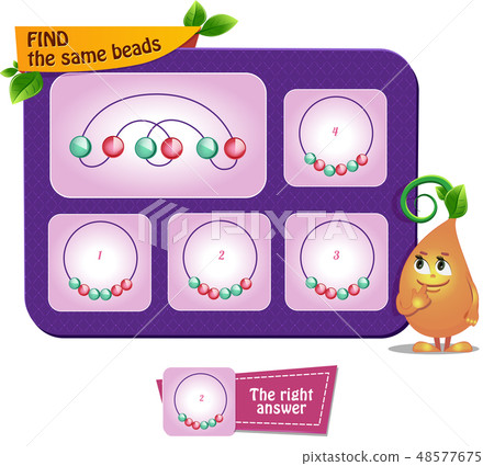 find the same beads find the same beads 48577675
