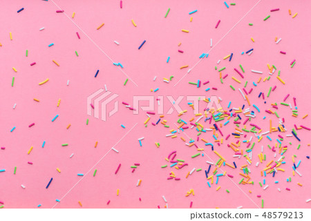 colorful sprinkles for background of design banner colorful sprinkles for background of design banner 48579213