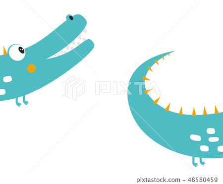 funny kids print crocodile funny kids print crocodile 48580459