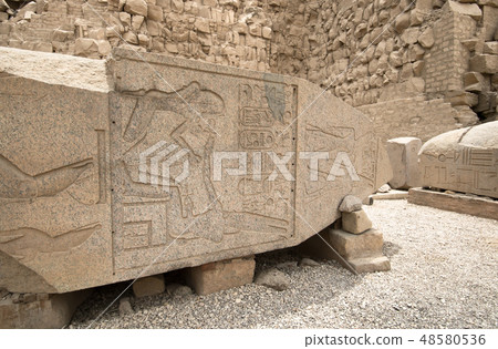 part of stella. Great Hall of Temple of Karnak. part of stella. Great Hall of Temple of Karnak. 48580536