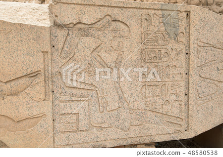 part of stella. Great Hall of Temple of Karnak. part of stella. Great Hall of Temple of Karnak. 48580538