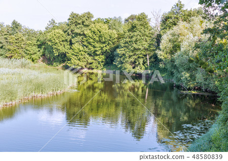 River Ros summer landscape, Ukraine River Ros summer landscape, Ukraine 48580839