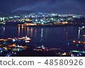 [Muroran] Night view of the factory 48580926