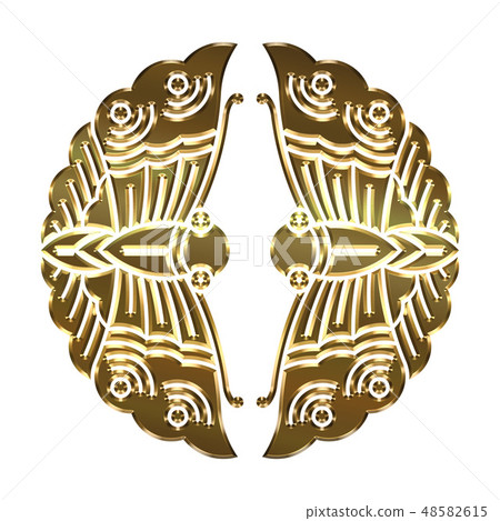 Crest of the Warring States era family crest metallic family crest Sengoku Daimyo | Otani Yoshikazu vs. Butterfly | Gold vector data Crest of the Warring States era family crest metallic family crest Sengoku Daimyo | Otani Yoshikazu vs. Butterfly | Gold vector data 48582615