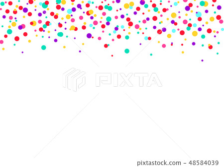 Multicolored confetti background Multicolored confetti background 48584039