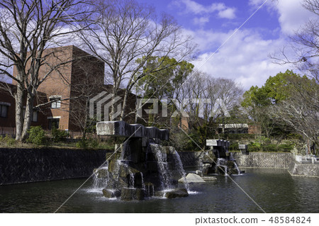 Yamaguchi Kameyama Park Yamaguchi Prefectural Art Museum Fountain Yamaguchi Kameyama Park Yamaguchi Prefectural Art Museum Fountain 48584824