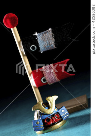 頭盔和鯉魚旗 48586398