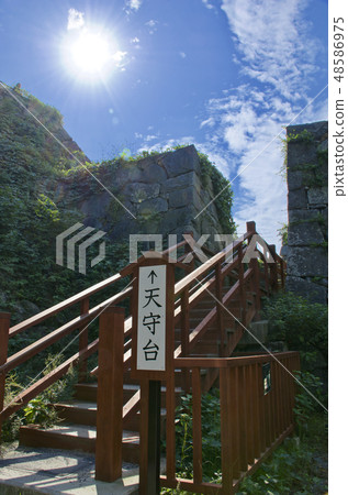 Japan 100 Great castle Fukuoka castle Iron archery track 48586975