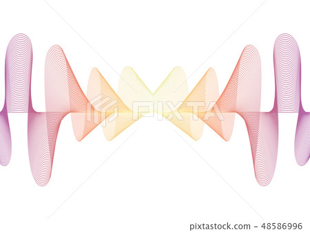 line soundwave abstract background 48586996