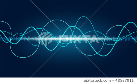 line soundwave abstract background line soundwave abstract background 48587011