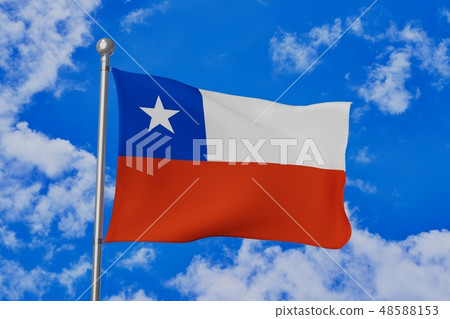 國旗國旗智利國旗 國旗國旗智利國旗 48588153