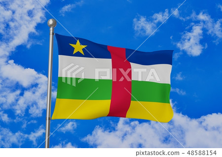 拍打中非國旗 48588154