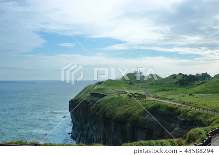 Jeju Seogwipo Coast, Songak Mountain, promenade, 48588294