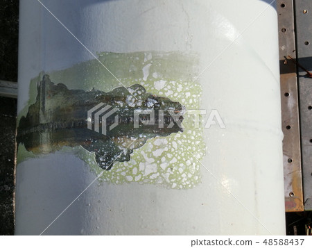 塗防銹底漆後出現漂白現象 48588437