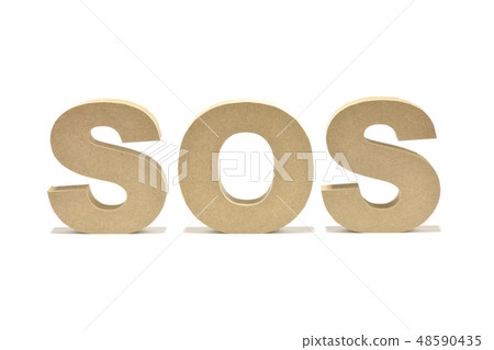 SOS rescue signal SOS rescue signal 48590435