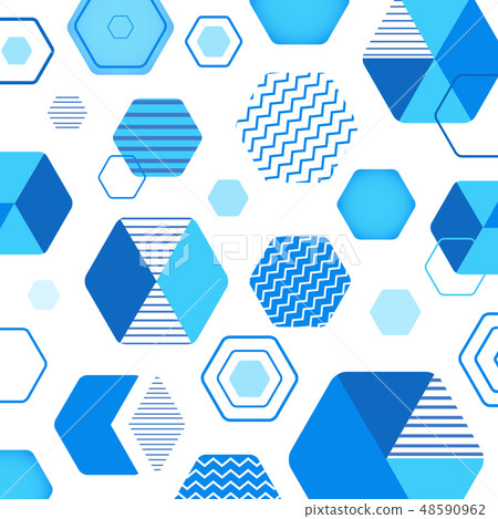 Business Geometry Patterns - Stock Illustration [48590962] - PIXTA