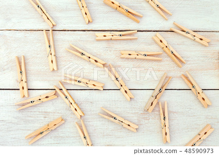 Wooden clothes pegs. Zero waste Wooden clothes pegs. Zero waste 48590973