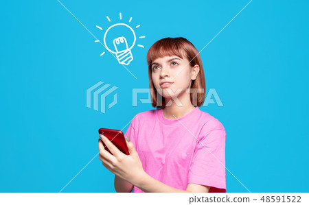 Flashing lady 48591522