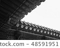 單色，單色攝影，單色，韓國傳統，傳統，韓國 48591951