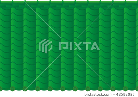 Tile roof green tea fair advertisement Tile roof green tea fair advertisement 48592085