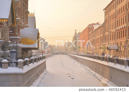 View of the Griboedov Canal. View of the Griboedov Canal. 48592415