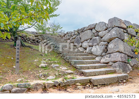 Hagijo castle tower ruins 48592573