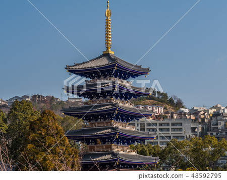 梅花盛開的中山寺 48592795