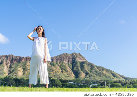 young woman young woman 48593380