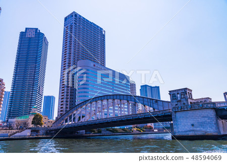 (東京)Sumidagawa Kachigidabashi周圍的風景 (東京)Sumidagawa Kachigidabashi周圍的風景 48594069