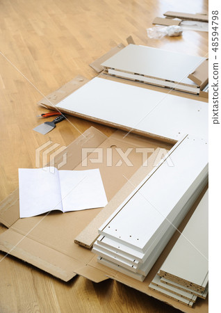 Furniture boards and fasteners. 48594798