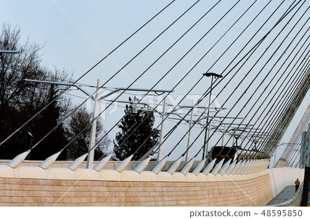 String bridge in Jerusalem Jerusalem bridge tram 48595850