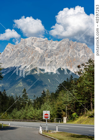 Zugspitze Peak in Wetterstein Mountains - Austria 48597263