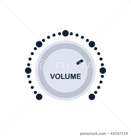 Volume control icon - Stock Illustration [48597339] - PIXTA