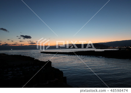 Tsugaru Strait of Night (Hokkaido Hakodate City) Tsugaru Strait of Night (Hokkaido Hakodate City) 48598474