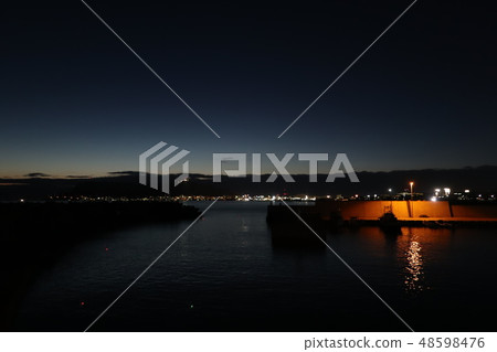 Tsugaru Strait of Night (Hokkaido Hakodate City) Tsugaru Strait of Night (Hokkaido Hakodate City) 48598476