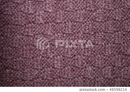 Knitted brown scarf texture 48599214