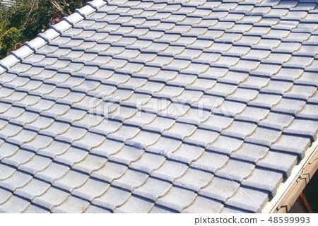 Japanese old wood roof 48599993