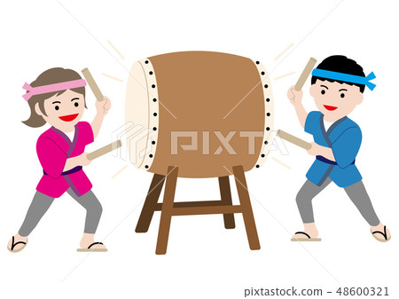 Festival drum drum illustration 48600321