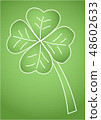 Cute clover leaf 48602633