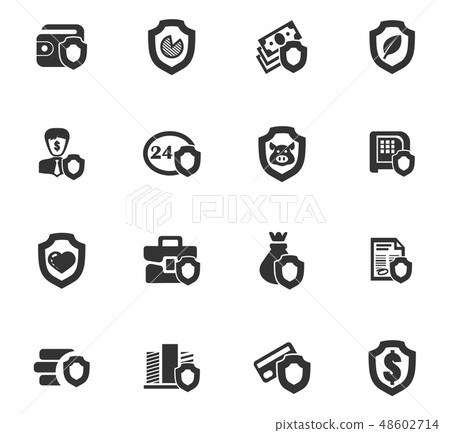 Insurance icons set Insurance icons set 48602714