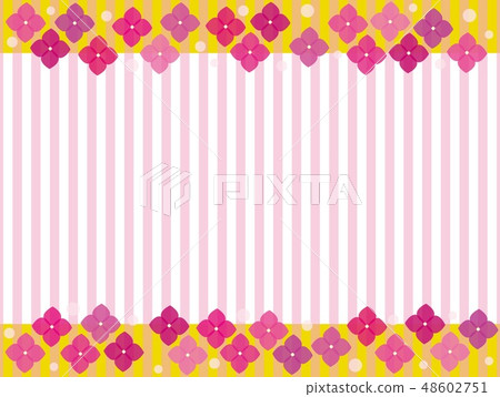 Flower frame stripe Flower frame stripe 48602751