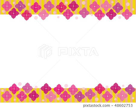 Flower stripe white space Flower stripe white space 48602753