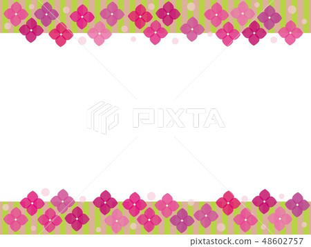 Flower stripe white space Flower stripe white space 48602757