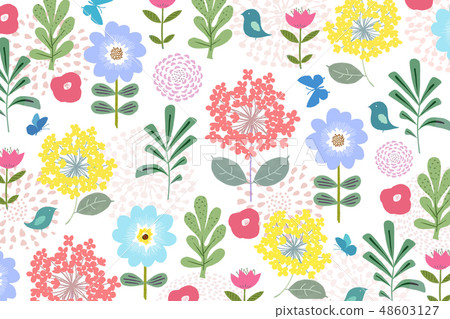 花卉圖案 48603127